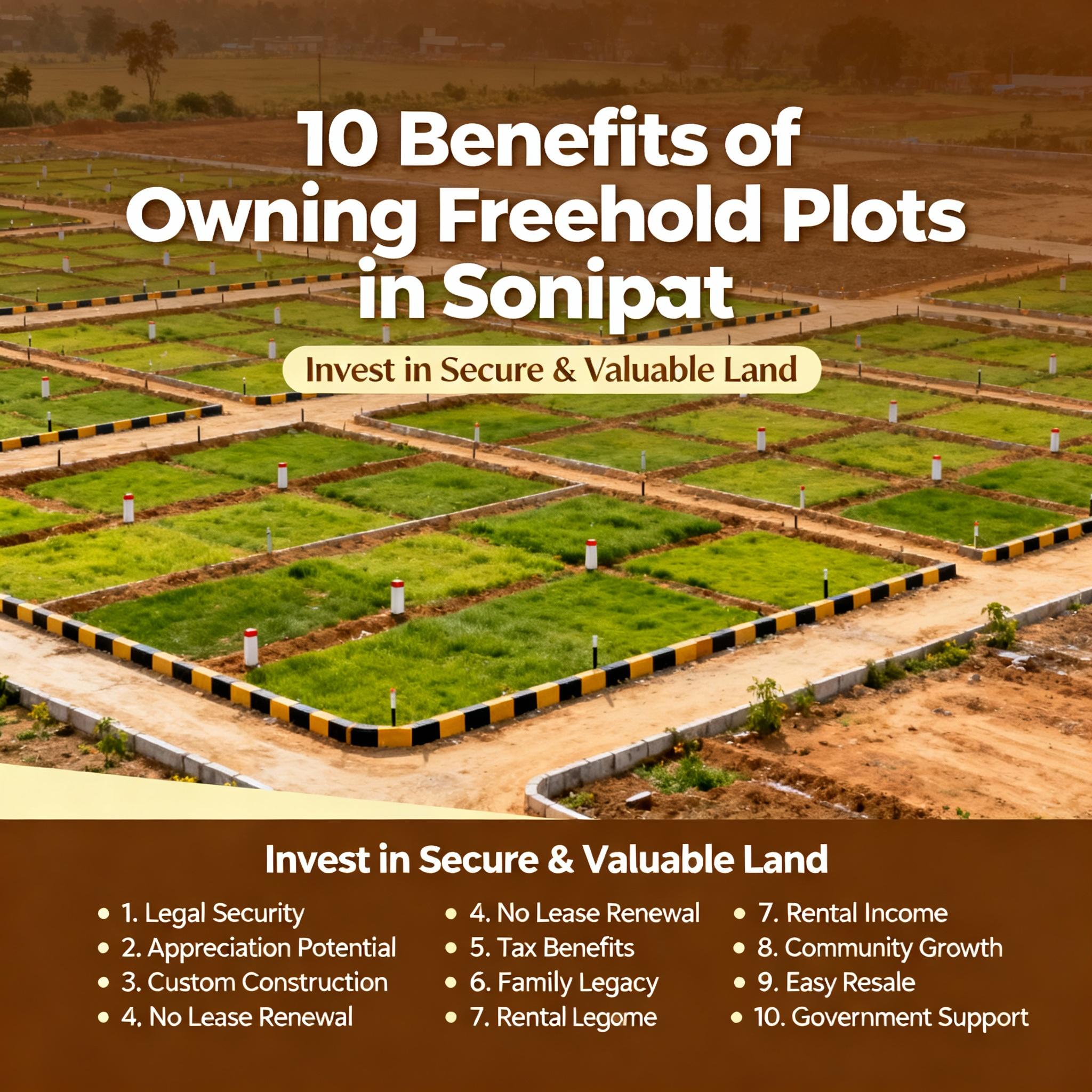 10 Benefits of Owning Freehold Plots in Sonipat