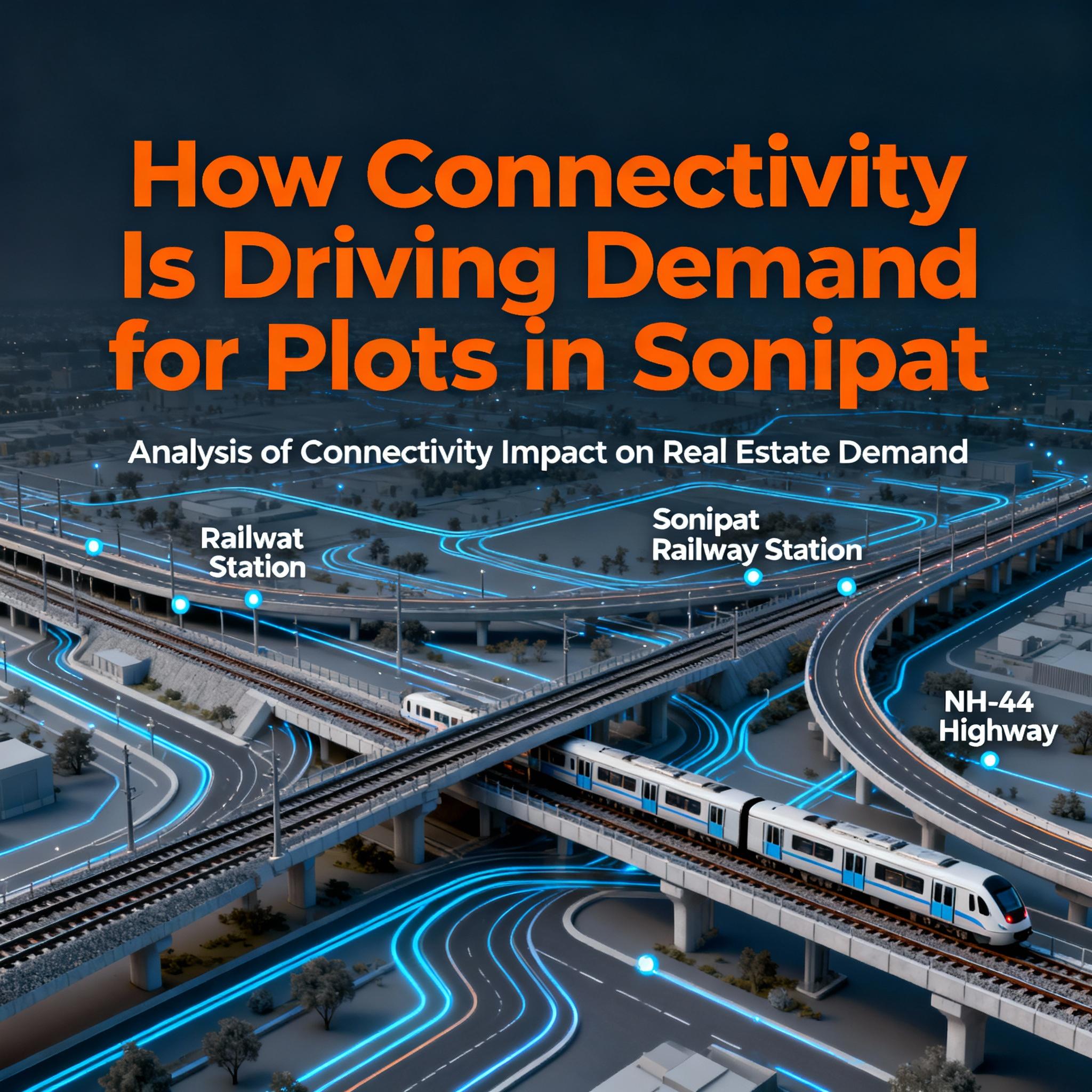 How Connectivity Is Driving Demand for Plots in Sonipat