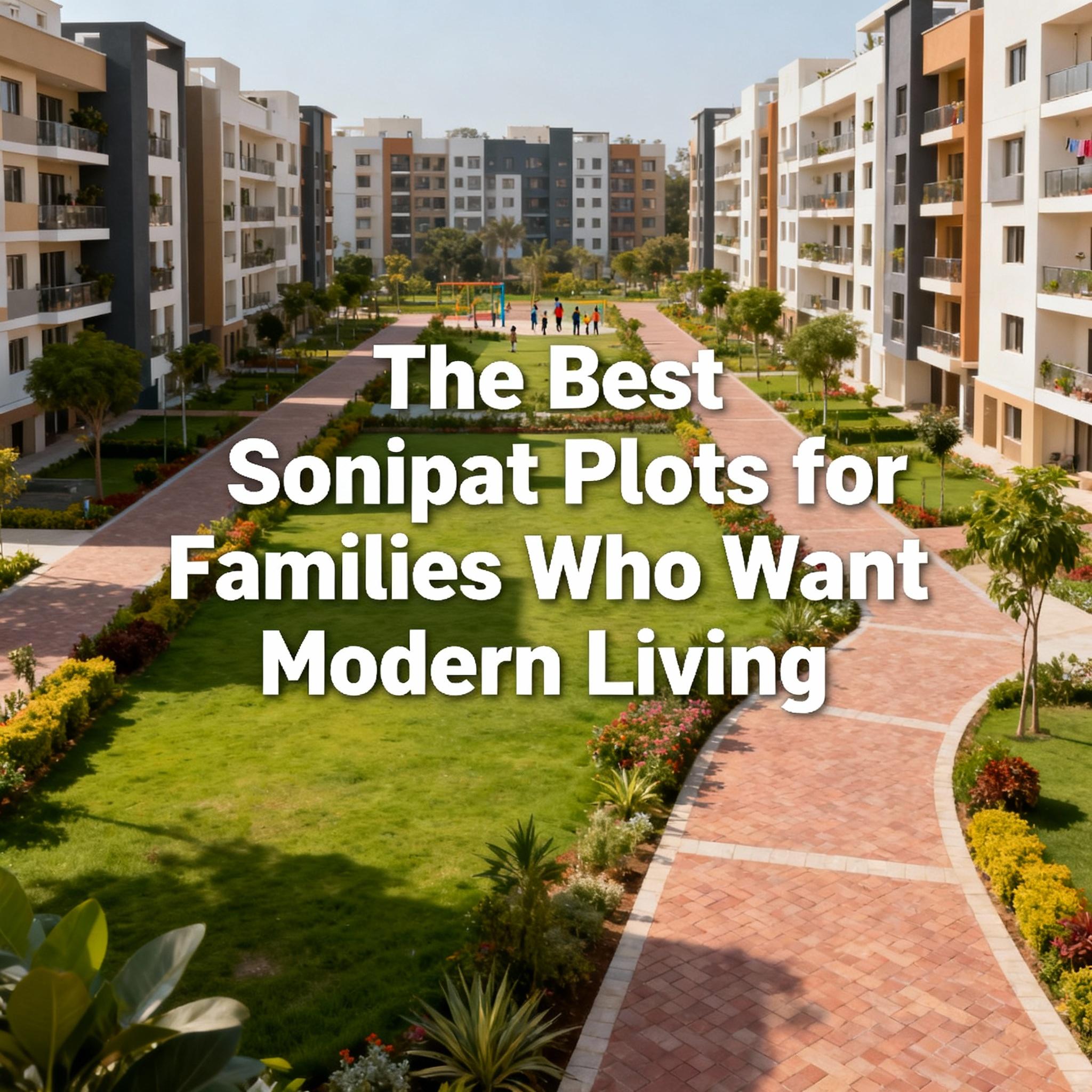 The Best Sonipat Plots for Families Who Want Modern Living