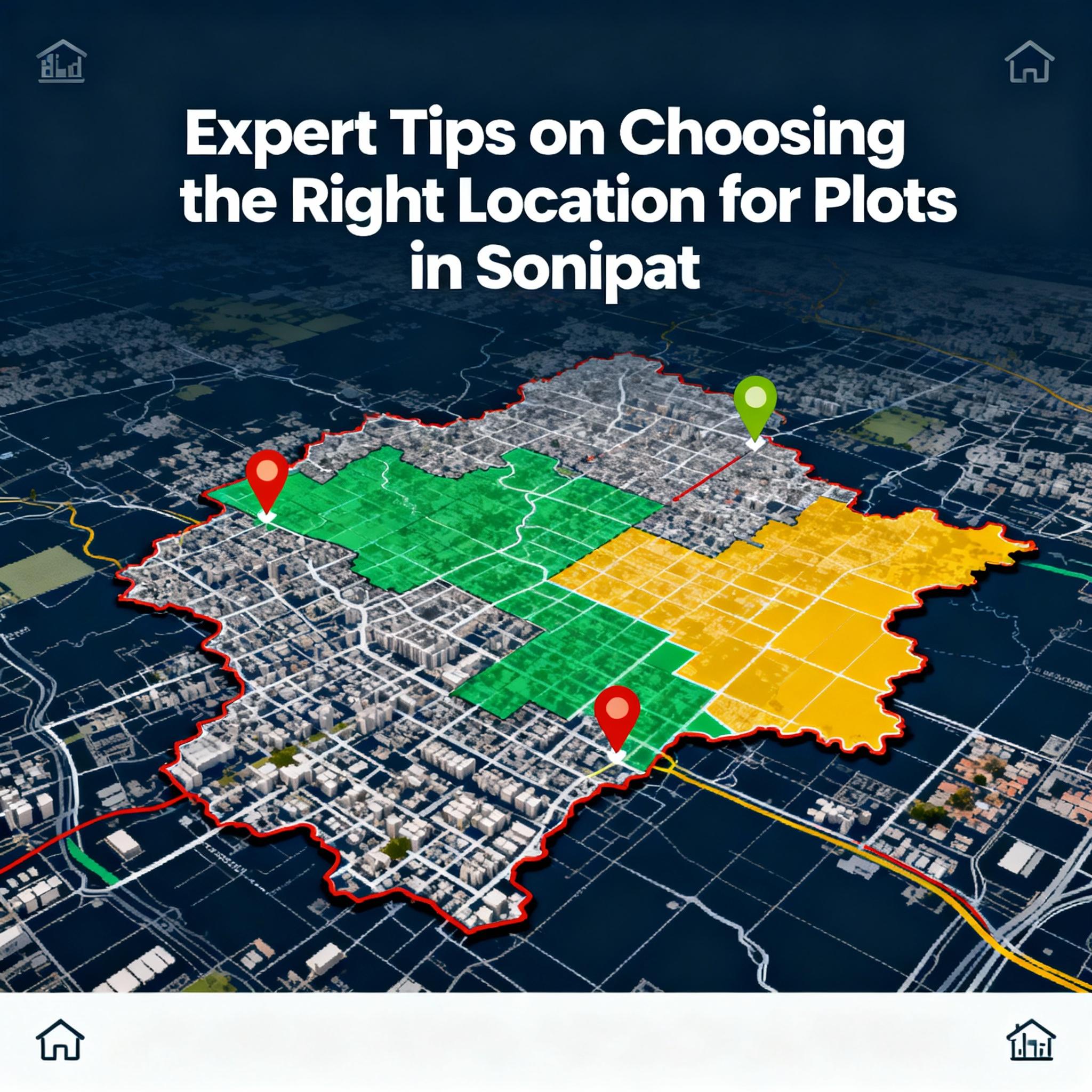 Expert Tips on Choosing the Right Location for Plots in Sonipat