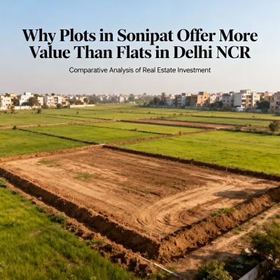 Why Plots in Sonipat Offer More Value Than Flats in Delhi NCR