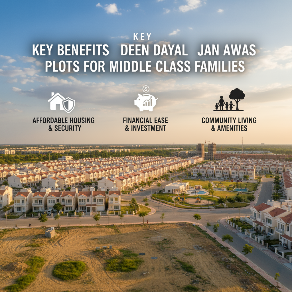 Key Benefits of Deen Dayal Jan Awas Plots for Middle-Class Families