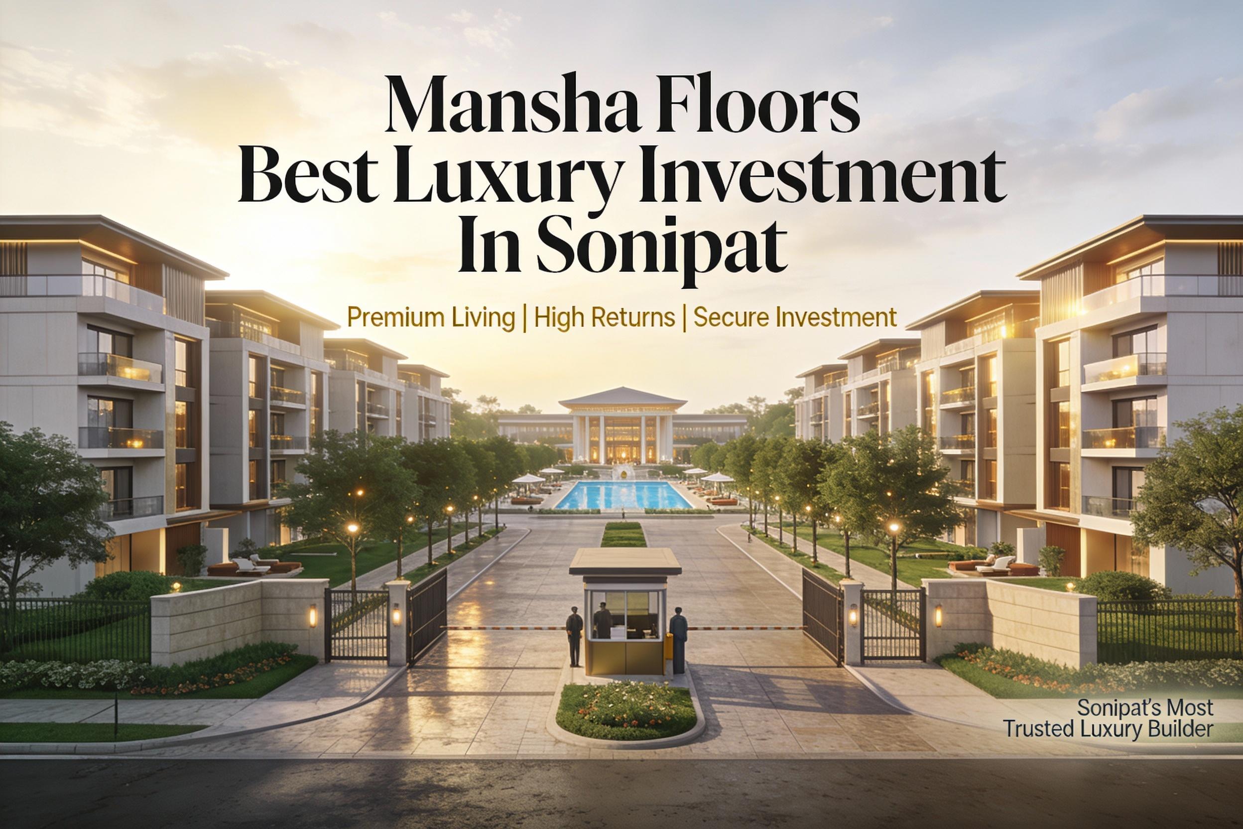 Mansha Floors Best Luxury Investment In Sonipat